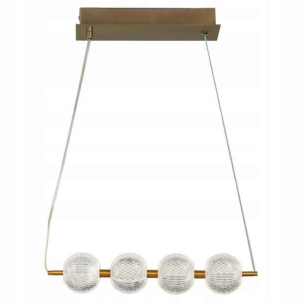 Závěsná Led lampa Diamond 5W zlatá Light Prestige