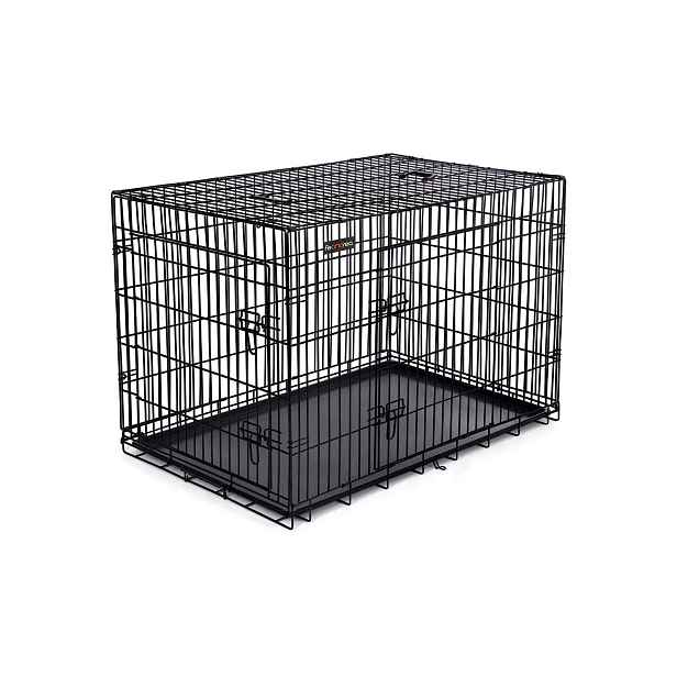 SONGMICS Přepravní klec pro zvířata Levino XXL 122 cm černá