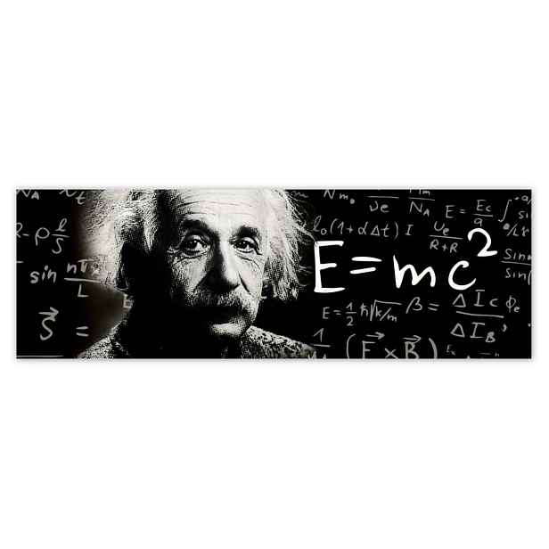 Plakáty 200x66 Albert Einstein