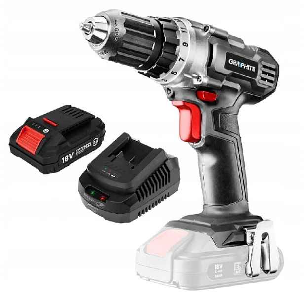 Graphite Aku Vrtačka Kompletní Napájecí Zdroj Energy+ 18V Akumulátor 2AH