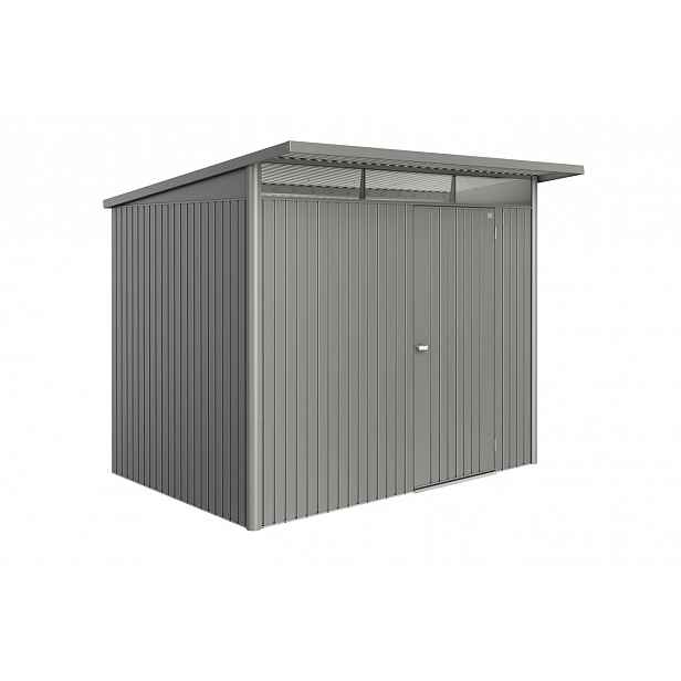 Biohort Zahradní domek AVANTGARDE ECO A5, šedý křemen metalíza, jednokřídlé dveře