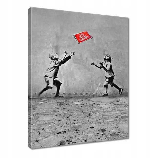 Obraz 60x80 Banksy No ball hry