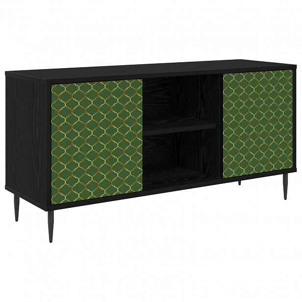 vidaXL Televizní skříň GELEEN 102 x 33 x 51 cm Černý dub