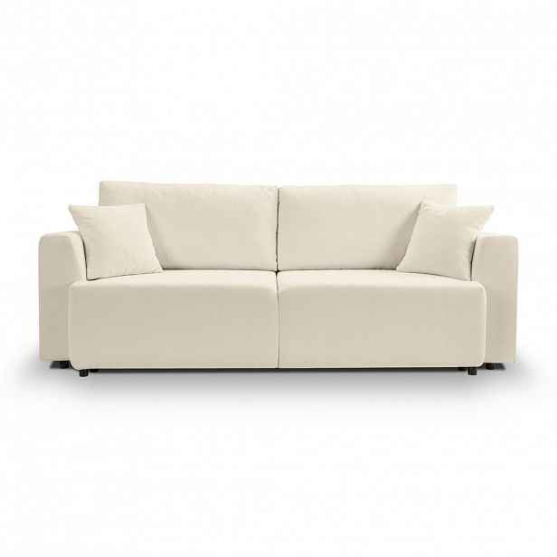 MID.YOU ROZKLÁDACÍ POHOVKA, textil, krémová