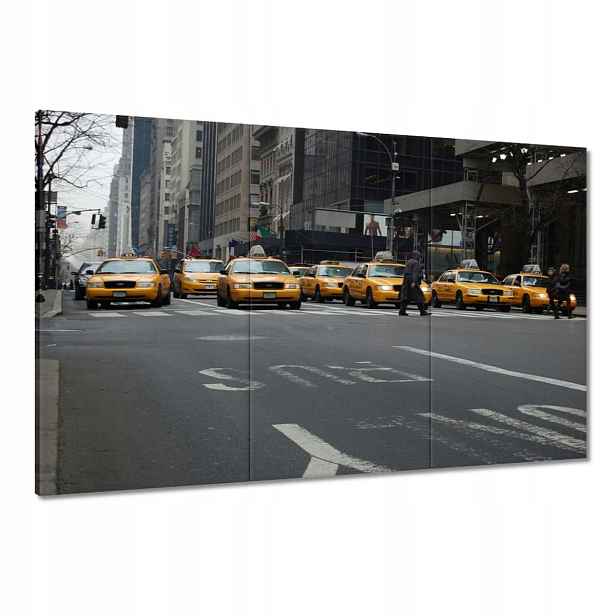 Obrazy 120x80 New York žluté taxíky