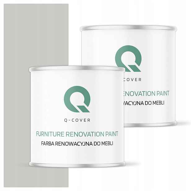 Barva pro renovaci nábytku z Mdf dřeva Ozdobná bílá Papirus Ral 9018 Mat 2,5L
