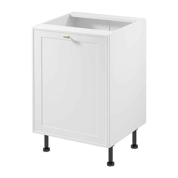 Dolní jednodveřová skříňka SALERNO - šířka 60 cm, bílá, levé provedení