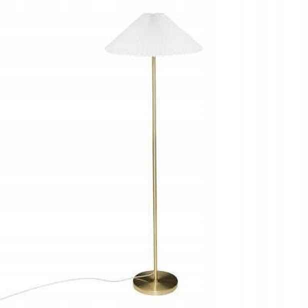 Stojací lampa do obývacího pokoje, bílá, moderní, 150 cm