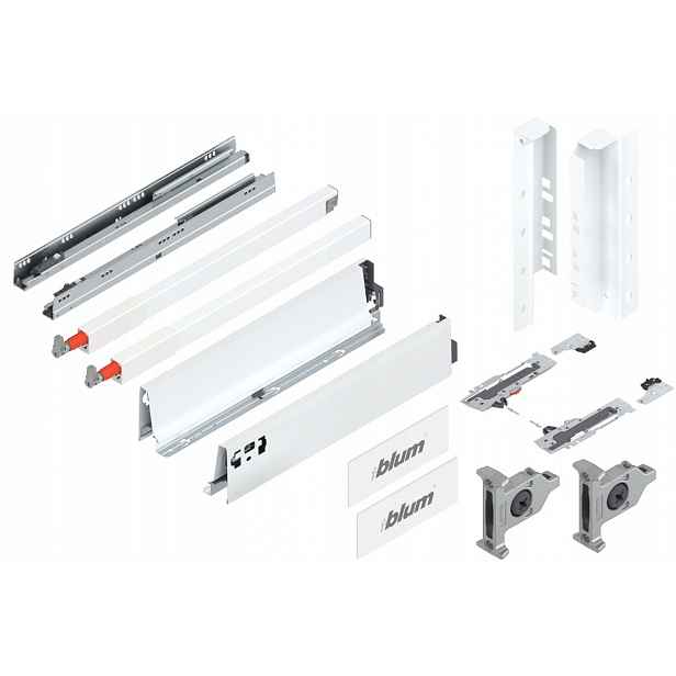 Blum Tandembox 400 Šuplík střední Tip-On C bílá