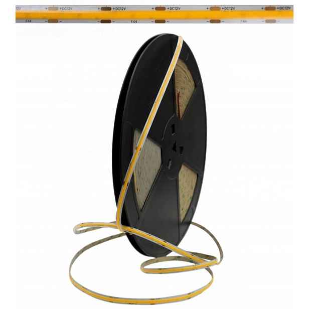 Led pásek Cob pásek Venkovní 12V 480 9W/m Bílá Studená 6000K 1125lm 20m