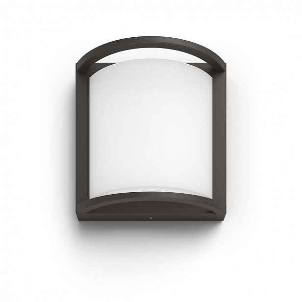 Philips myGarden - Nástěnné venkovní LED svítidlo 19x19 cm, 4000 K, 12 W, antracit 915005555101