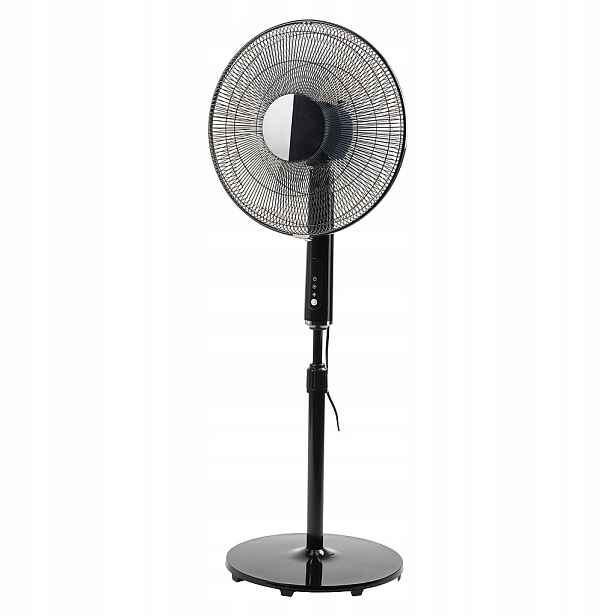 Podlahový ventilátor s dálkovým ovládáním 40W Ø40x112-129 cm Ventilátor