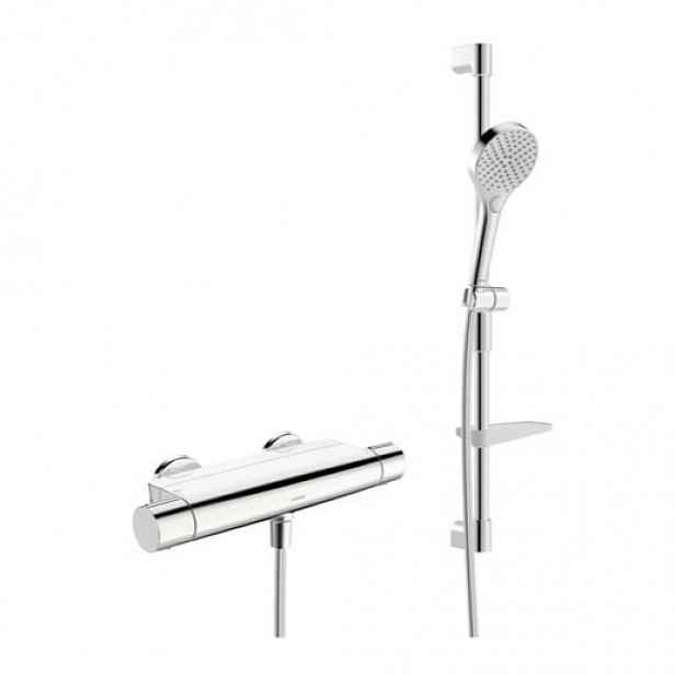 Sprchová baterie Hansa Optima se sprchovým setem 150 mm chrom 481303310009