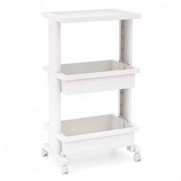 COSTWAY VOZÍK 81 cm bílý