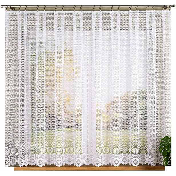 Faustyna záclona žakárová vzor 004411 400x140 cm rovná (hotová) s lemováním