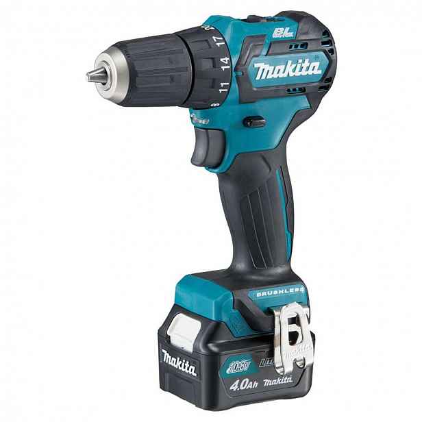 Makita - 12V AKU vrtací šroubovák, 2x aku 4,0 Ah, nabíječka DF332DSME