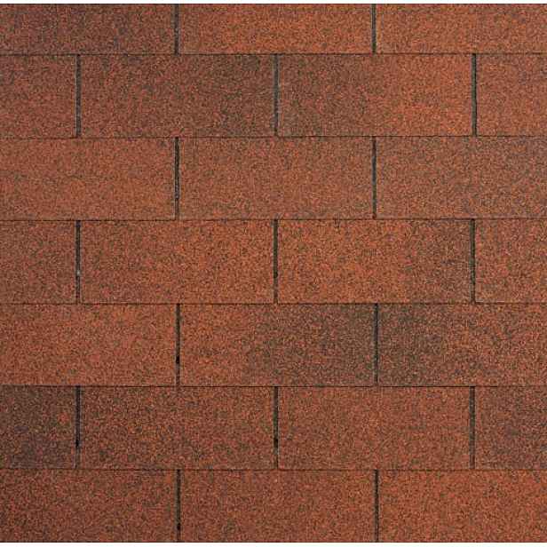 Šindel asfaltový IKO 2.0 Superglass 55 Riviera Red 2,0 m2