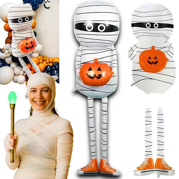Foliový balónek Kostlivec Halloween Dekorace Party pro děti 3ks