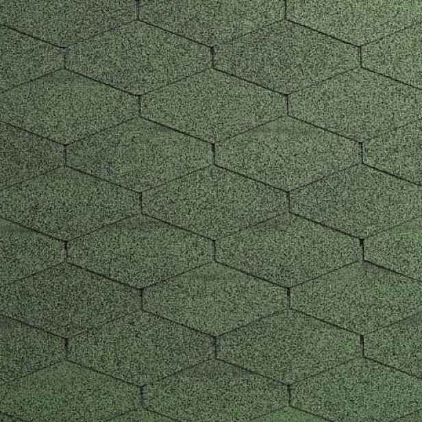 Šindel asfaltový IKO 2.0 Diamant Plus 03 Amazon Green 2,0 m2