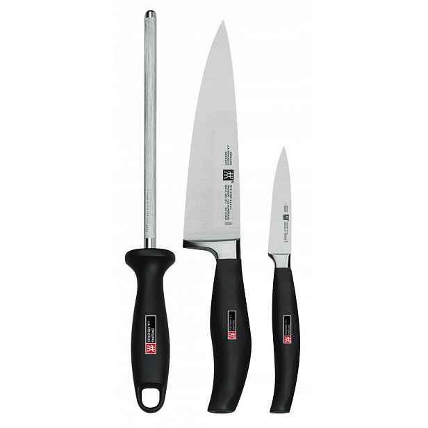 Zwilling Five Star Sada 2 nožů Brousek, univerzální sada