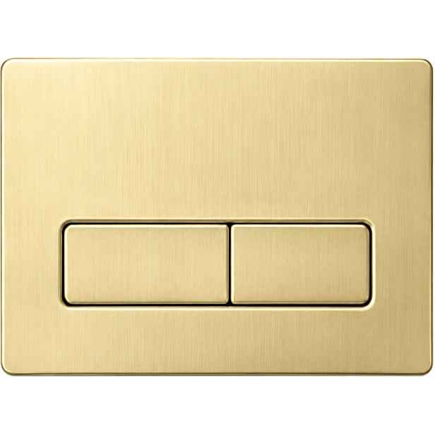 Tlačítko Stalové F zlaté 7 pro rám Wc Geberit Duofix Basic Delta UP100