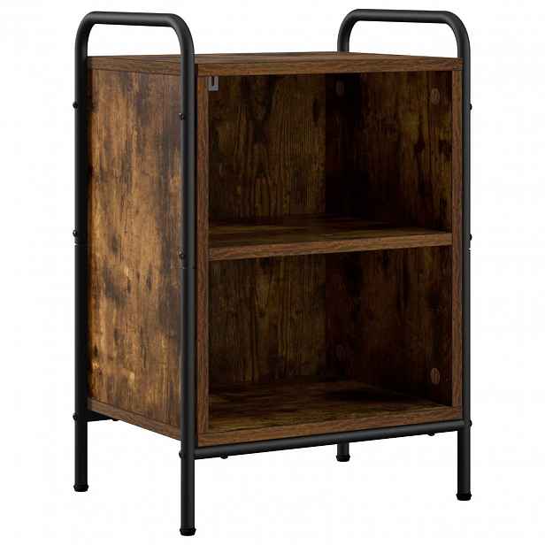 vidaXL Noční skříňka Kouřový dub 40 x 30 x 60 cm Kompozitní dřevo