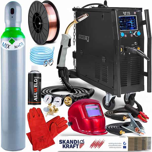 Poloautomatický Svařovací Stroj Spartus Easy Mig 375 Mma Tig 400V 350A Synergie 3V1