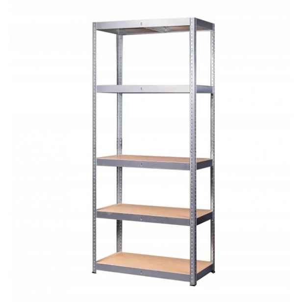 Kovový skladový regál Metalkas 179 x 80 x 40 cm max 150 kg na polici