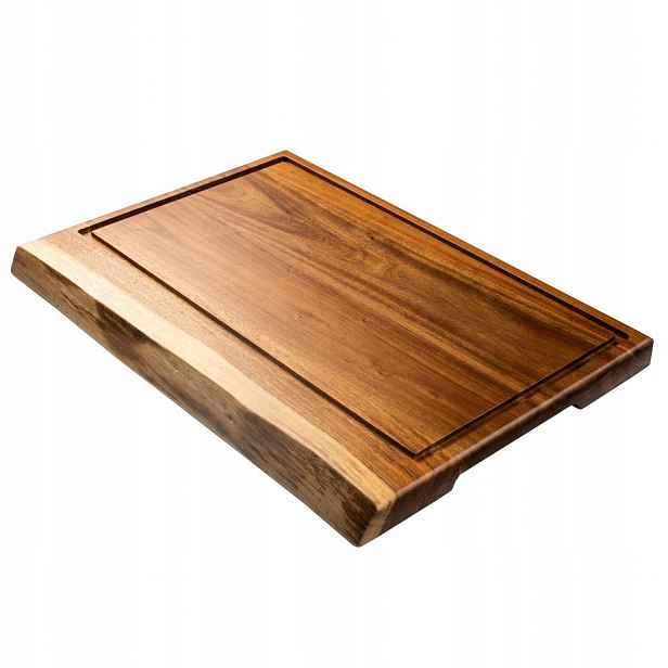 Krájecí prkénko akácie Style de Vie 40x29 cm s drážkou na šťávu