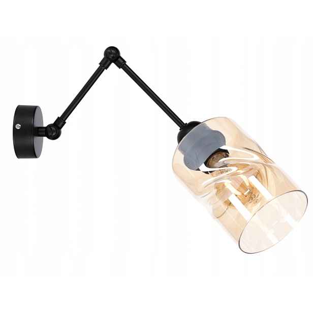Nástěnná nástěnná lampa Loft, nástěnná svítidla, skleněné stínítko, stropní lampa