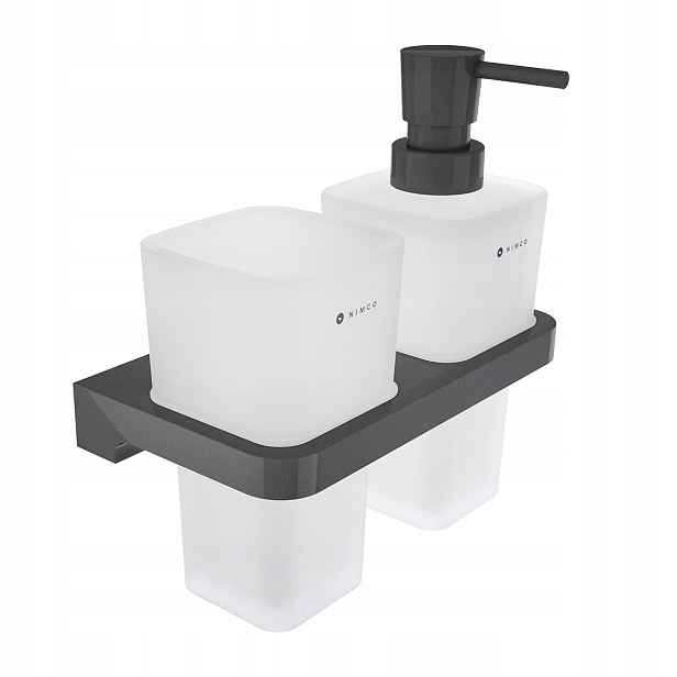 Nimco Maya dávkovač s pohárkem, pumpa mosaz patent design Mac 2905831H-T-90