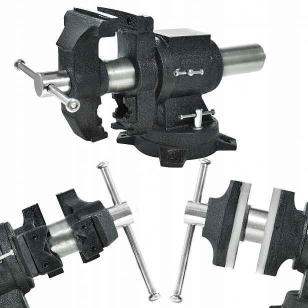 Víceúčelový Otočný Zámečnický Svěrák 120 MM