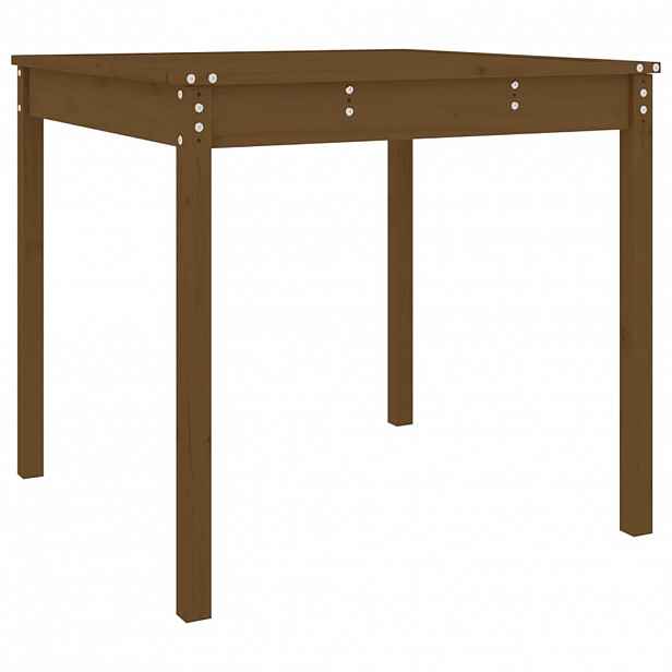 vidaXL Zahradní stůl medově hnědý 82,5x82,5x76 cm masivní borové dřevo