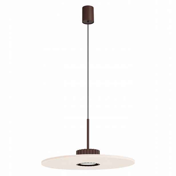 Závěsná lampa Ovo 1 hnědá/béžová plst Gx53 Osvětlení kruh Sollux