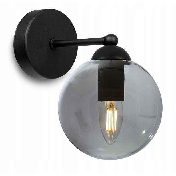 Elegantní Skleněná Nástěnná Lampa Do Obývacího Pokoje
