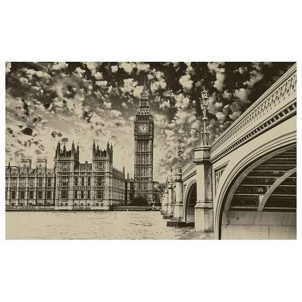 Vliesová fototapeta Londýn Big Ben Tamiza Westminster 300x210 lepidlo