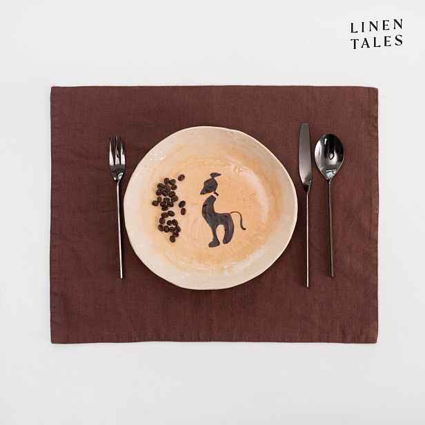 Lněné prostírání 35x45 cm Chocolate – Linen Tales