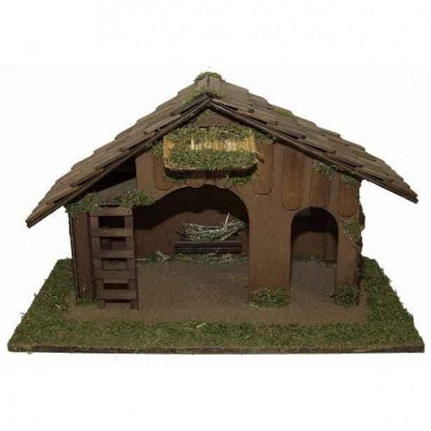 Vánoční Betlém 42x20x30 cm pro figurky 12 cm
