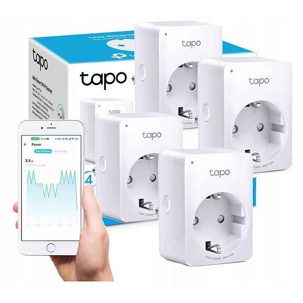 Zásuvka Smart Mini Smart Plug Tp-link Tapo P110 Wi-fi 4-PACK Alexa Google