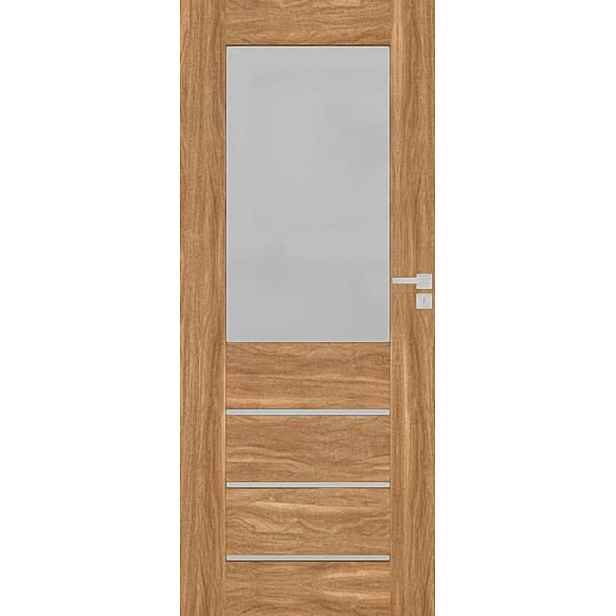 Interiérové dveře Naturel Perma levé 60 cm ořech karamelový PERMA2OK60L