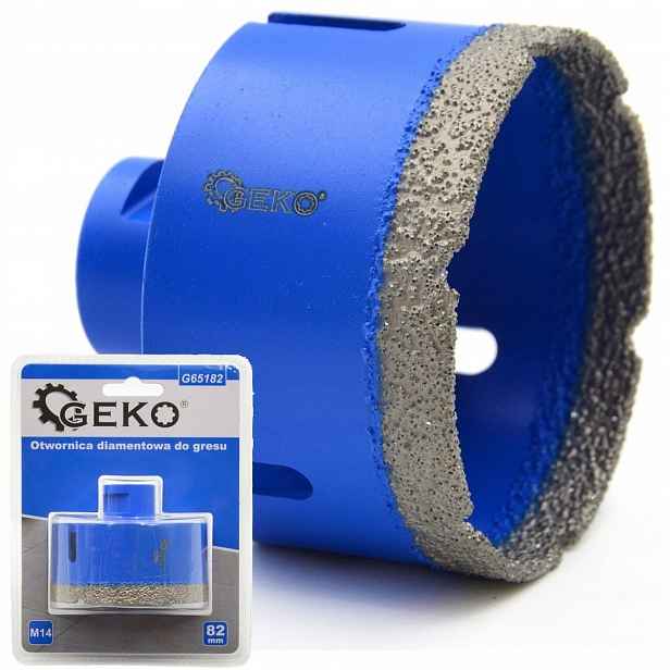 Koruna Korunkový Vrták Slinuté Dlažby Diamantová 82 MM Vrták