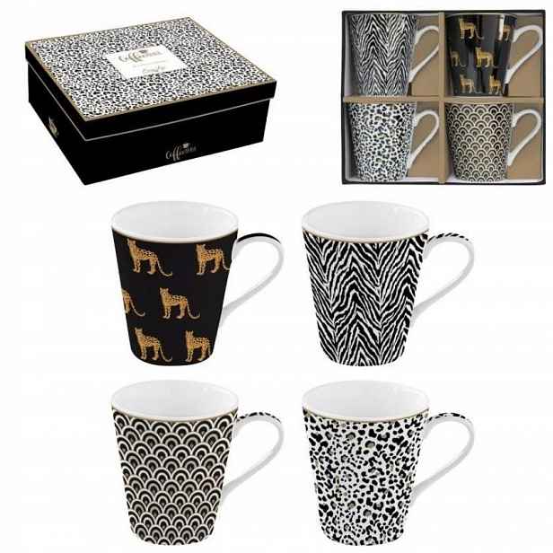 Porcelánové Hrnečky Savana 300 ML 4KS