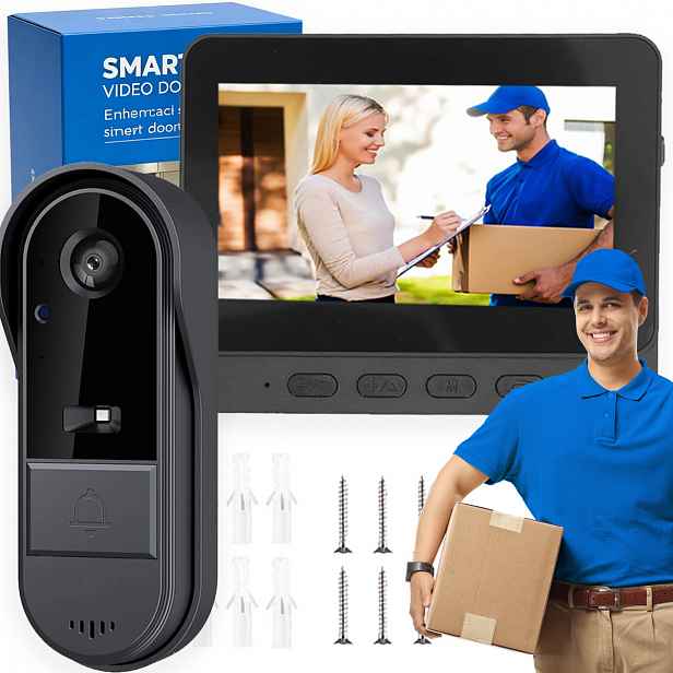 Videotelefon Bezdrátový Zvonek S Kamerou Vzdálený Náhled Aplikace