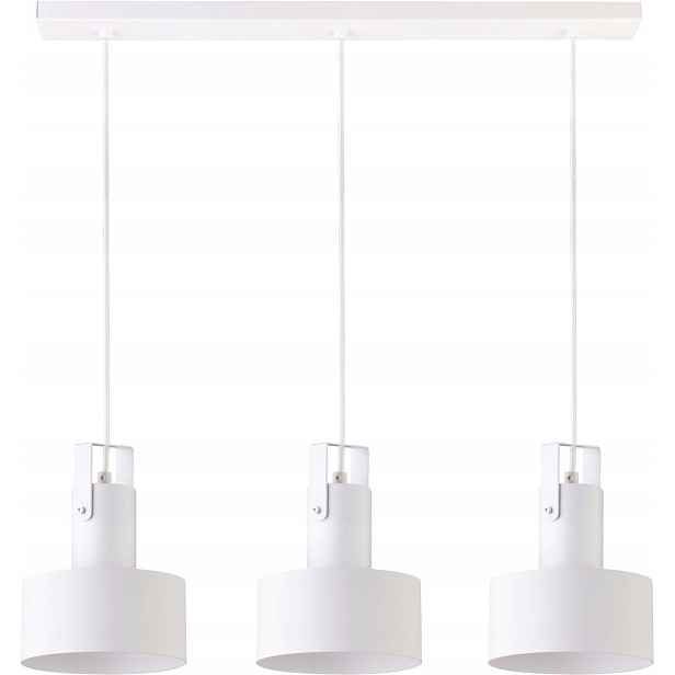 Závěsná lampa bílá 3xE27 15W do obývacího pokoje Rif Plus Sigma Lighting
