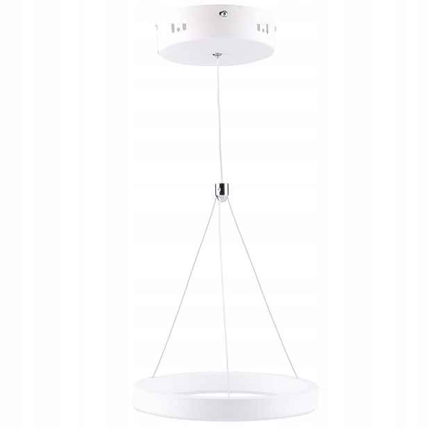 Závěsná lampa lustrová bílá kulatý Led neutrální moderní 20 cm Polux