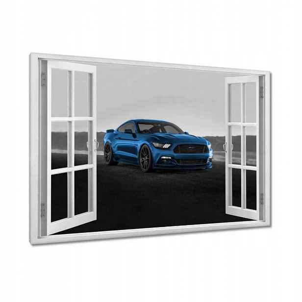 Obrazy 90x60 Modrý Ford Mustang
