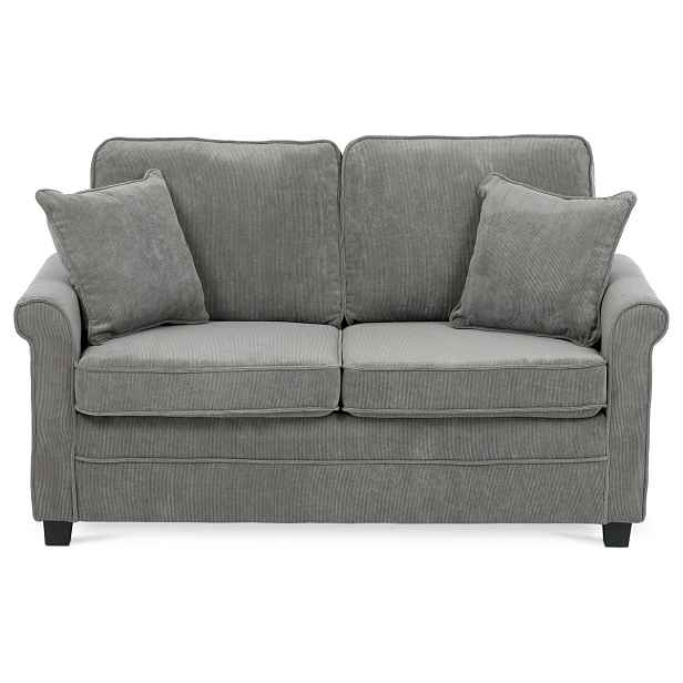 Dvoumístná pohovka ASB-4170 GREY2, manžestr, šedá