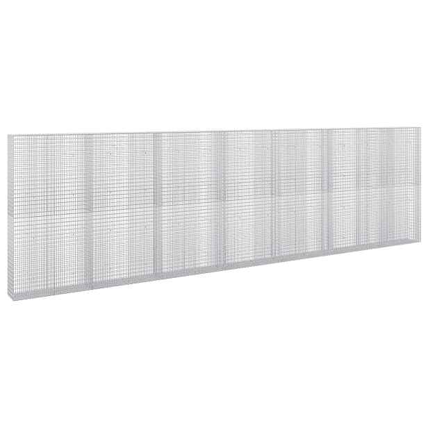 vidaXL Gabion s drátem 3,5 mm a sítem 5x2,5 cm 700x30x200 cm
