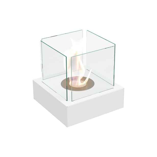 Volně stojící krb na bioethanol Tango 3 bílý Tüv