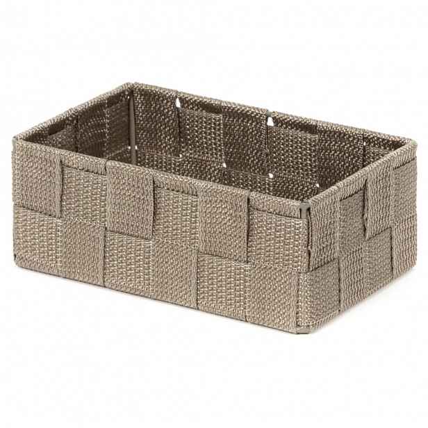 Compactor Úložný organizér do zásuvky Compactor TEX - košík M, 18 x 12 x 7 cm, Taupe (šedo-béžový)